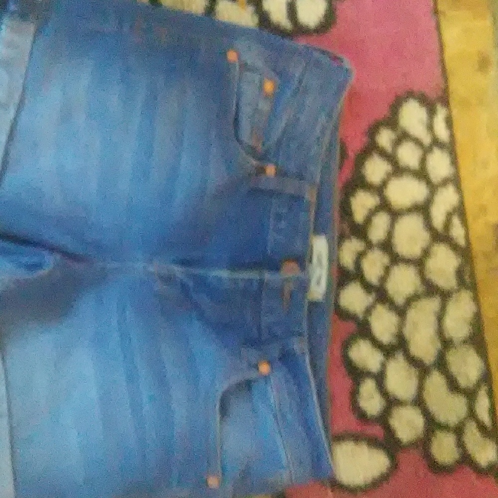 Blue jean shorts